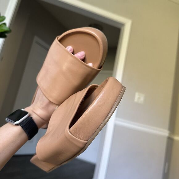 Beek Pelican Leather Platform Sandal in Honey Size 8 ($280) Tan EXCELLENT! - Picture 15 of 15